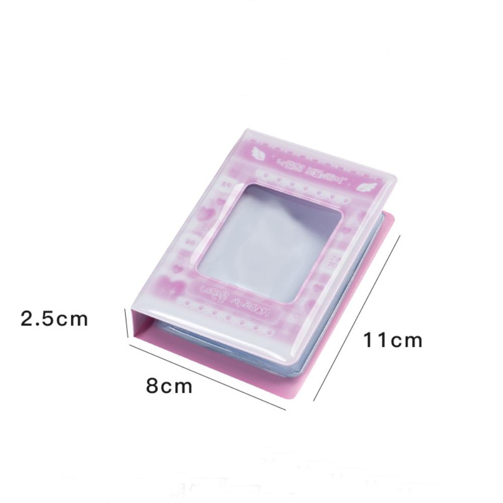 3 Inch Photo Album PVC Photocard Holder Cute Idols Cards Collect Book