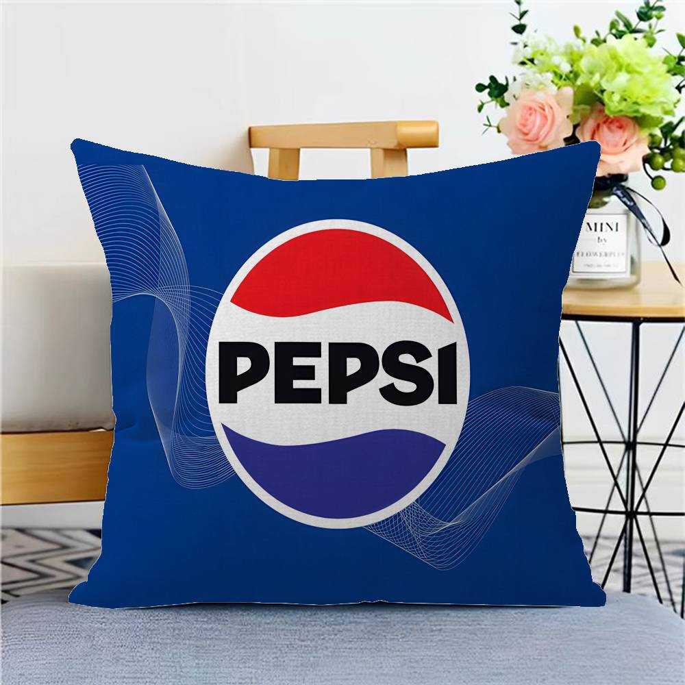 

Модний арт-принт P-pepsi Лого Наволочка Чохол на подушку для дивана Домашній декор кімнати Дитячий подарунок 16x16Inch
