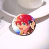32/44/58mm Ensemble Stars Idol Brooch Round Cartoon Cosplay Badge Akehoshi Yuuki Fushimi Narukami Lapel Pins for Backpack Gift Accessory