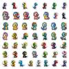 50 Cute Little Dinosaur Boy Children Cartoon Stickers Pencil Case Mobile Phone Computer DIY Waterproof Decorative Stickers