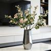 Artificial Rose Flower Branch Realistic Faux Silk Rose with Stem And Leaves for Wedding Bouquet Floral Arrangement Home Office Party Decoration