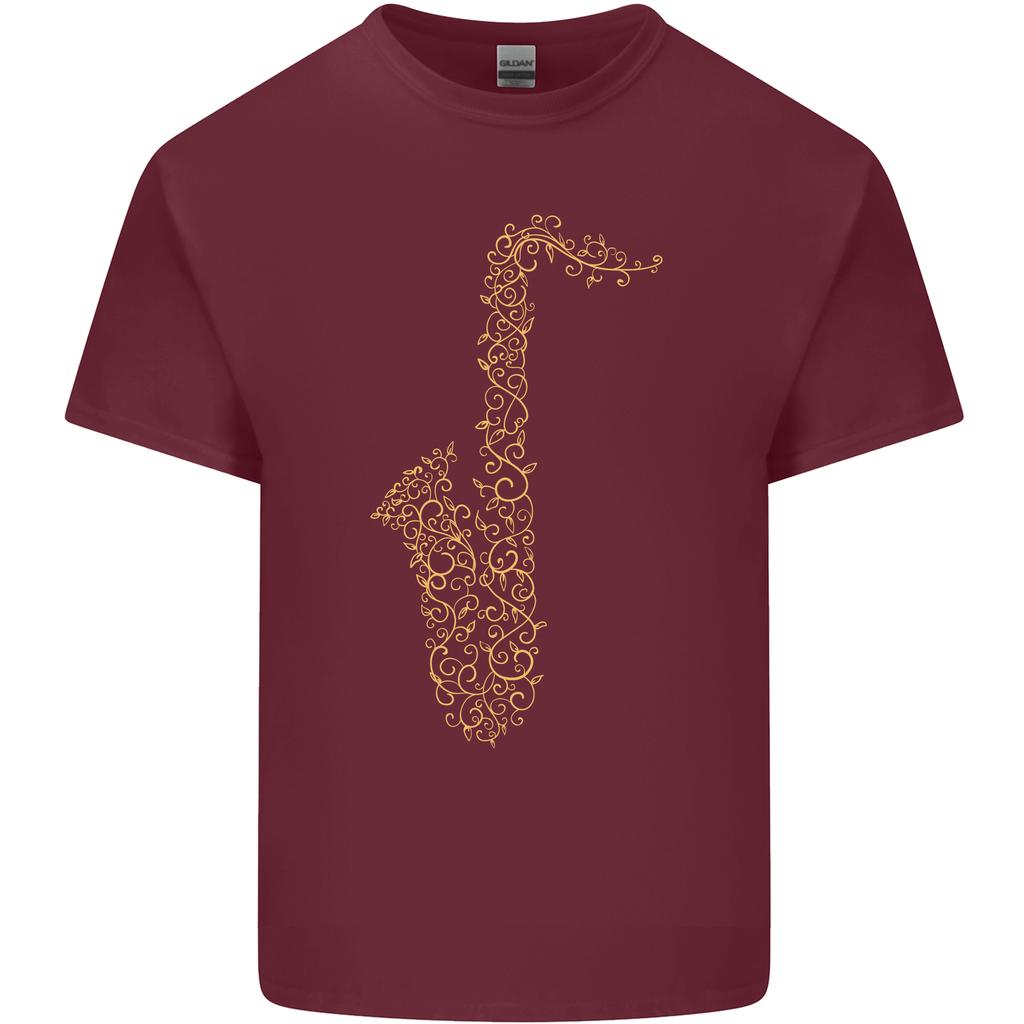 A Saxophone Musical InstruUnisexts Brass Band Unisexs Light Cotton TShirt