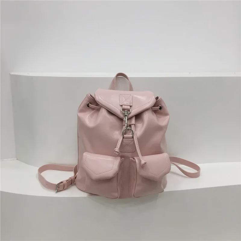 "Zaino da donna in argento di grande capacità di questa stagione: Versatile, semplice ed elegante per il tempo libero"