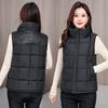 Mom Cotton Vest Women's Winter New Korean Version Casual Wide Down Cotton Vest Thickened Warm Vest