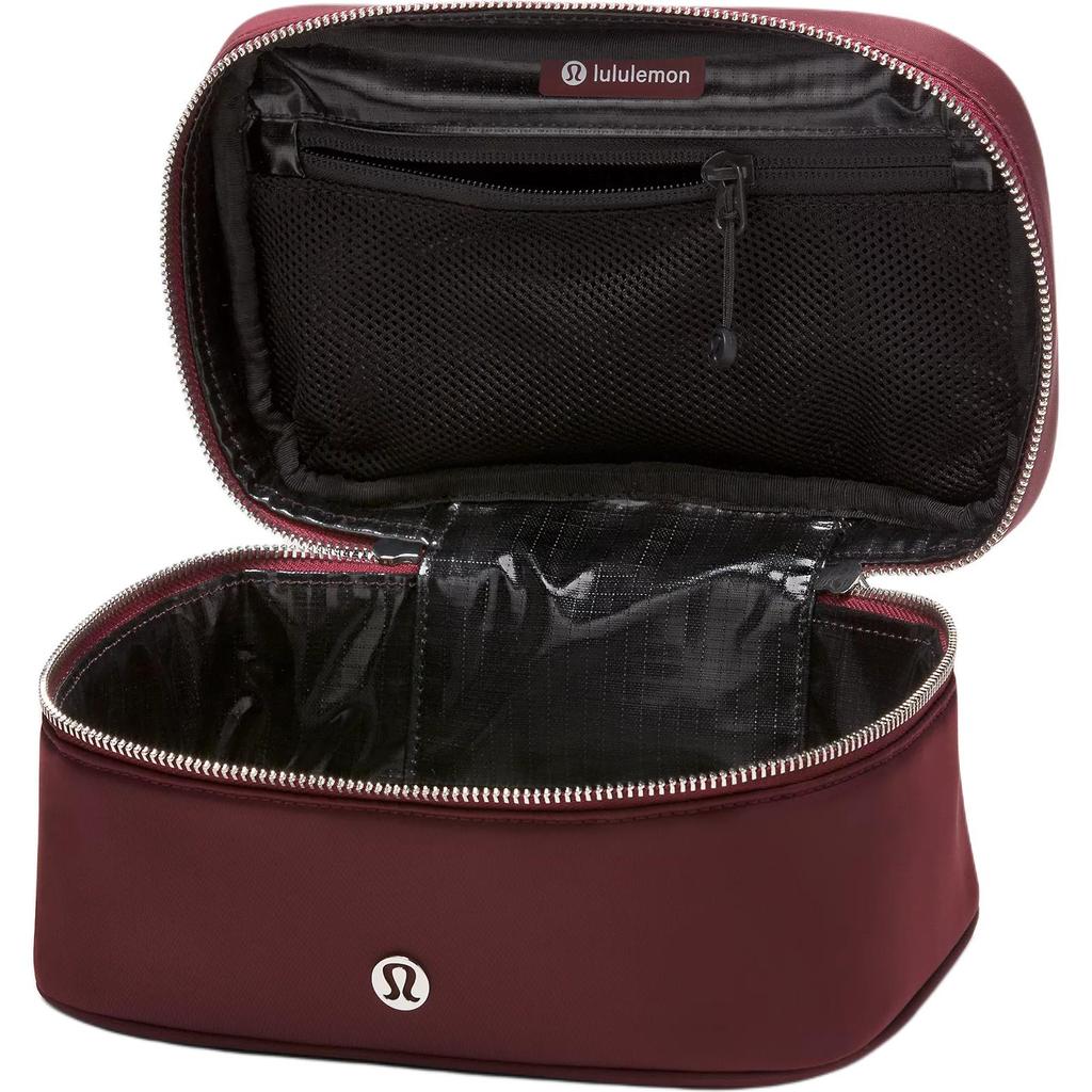 Lululemon 3.5L Two-Way Zipper Travel Storage Bag Unisex Bags Burgundy LW9FUBS-078594