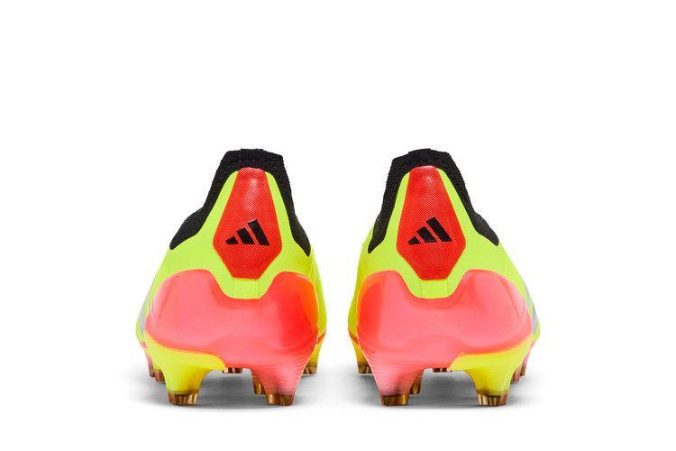adidas Predator 24 Elite Laceless FG Team Solar Yellow Core Black Sola