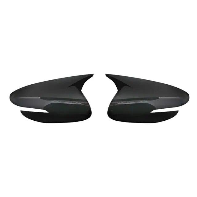 For KIA K3 Cerato Forte 2013-2018 Rearview Side Mirror Cover Wing Cap Exterior Door Rear View Case Trim Carbon Fiber Sticker