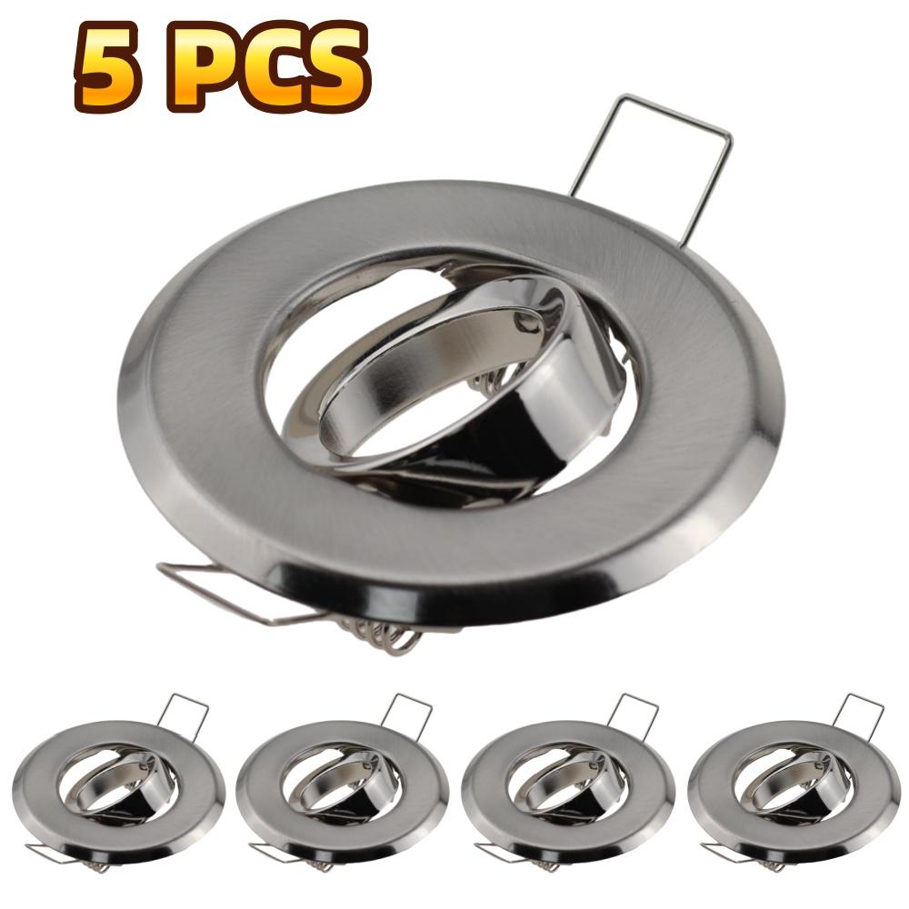 5/10 Pcs Led Ceiling Spotlight Bulbs Bracket MR11 Lampholder Recessed Lamp Fitting Round Source Lighting Indoor