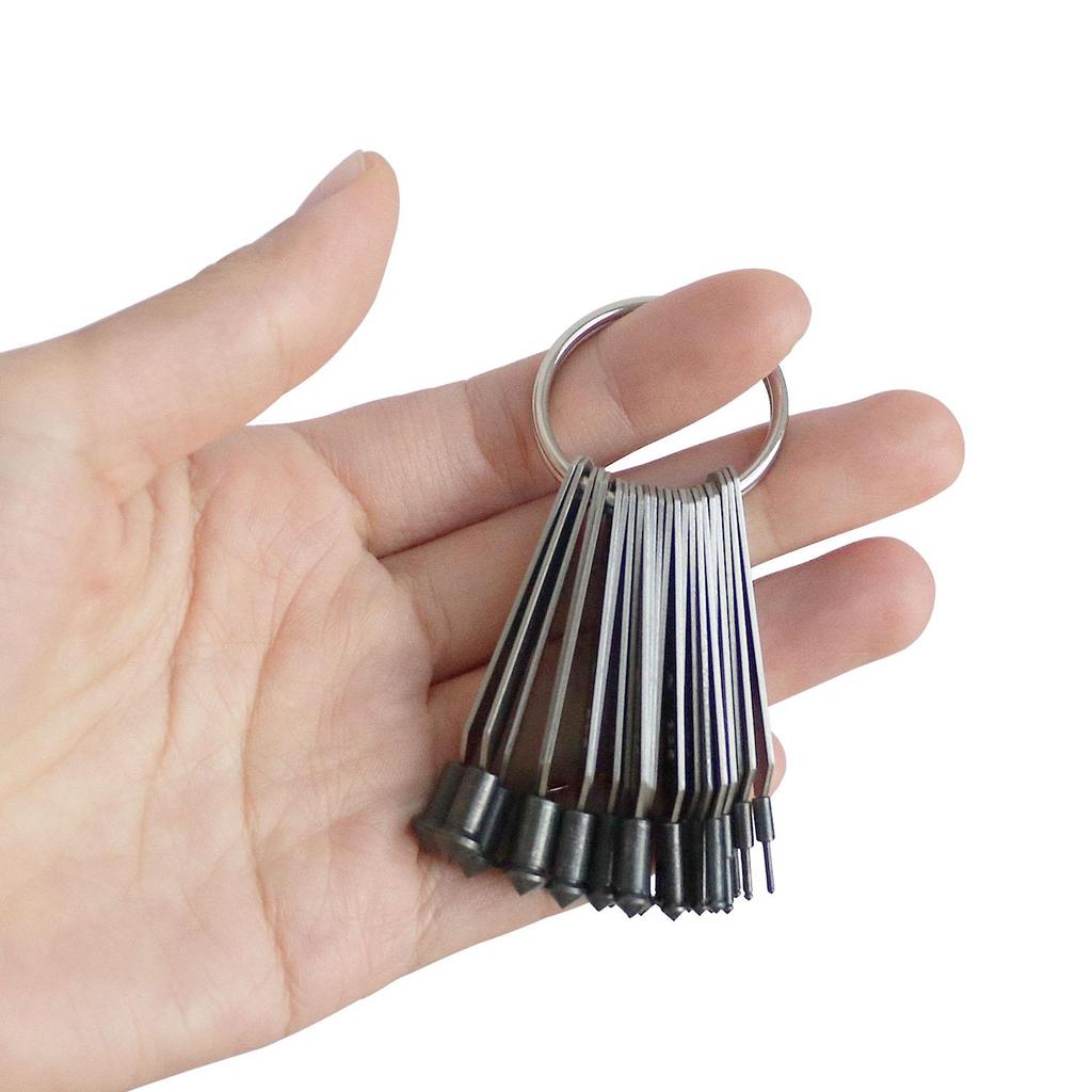 Diamond Gem Gauge Stone Measuring Tool Jewelry Tool Jewelry Equipment Accessory for Gem Diamond Stone Size Measure