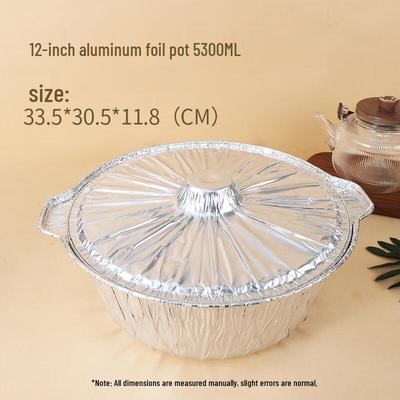 Disposable Aluminum Foil BBQ Pans with Lids