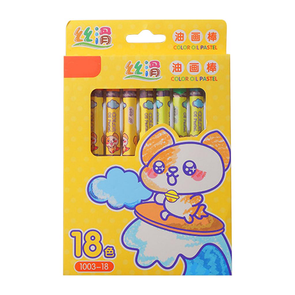 Students Crayons for Artistic Expression Easy to Hold Silky Washable Crayons