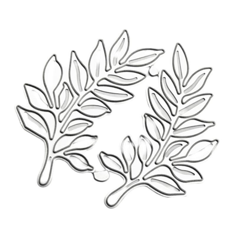Carbon Steel Leaves Die Cuts, Birthday Leaves Stencils, Birthday Cards Cutting Dies for Scrapbooking Paper Card