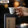 55ml Handbemalte Blau-Weiße Schmetterlingsohr-Teetasse Elegante Teeschale Kännchen Teeprobe Riechbecher Jianzhan Meistertassen Tee