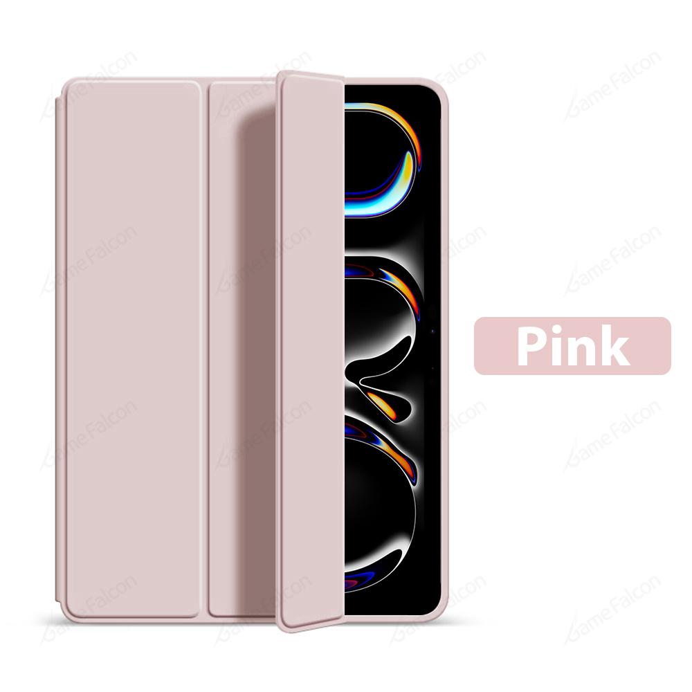 For Ipad Pro 11 2024 M4 Case 4th 3th 2th 1th Gen Flip Trifold Stand Soft TPU Tablet Cases Funda for Ipad Air 11 Cover M2 M3 2025