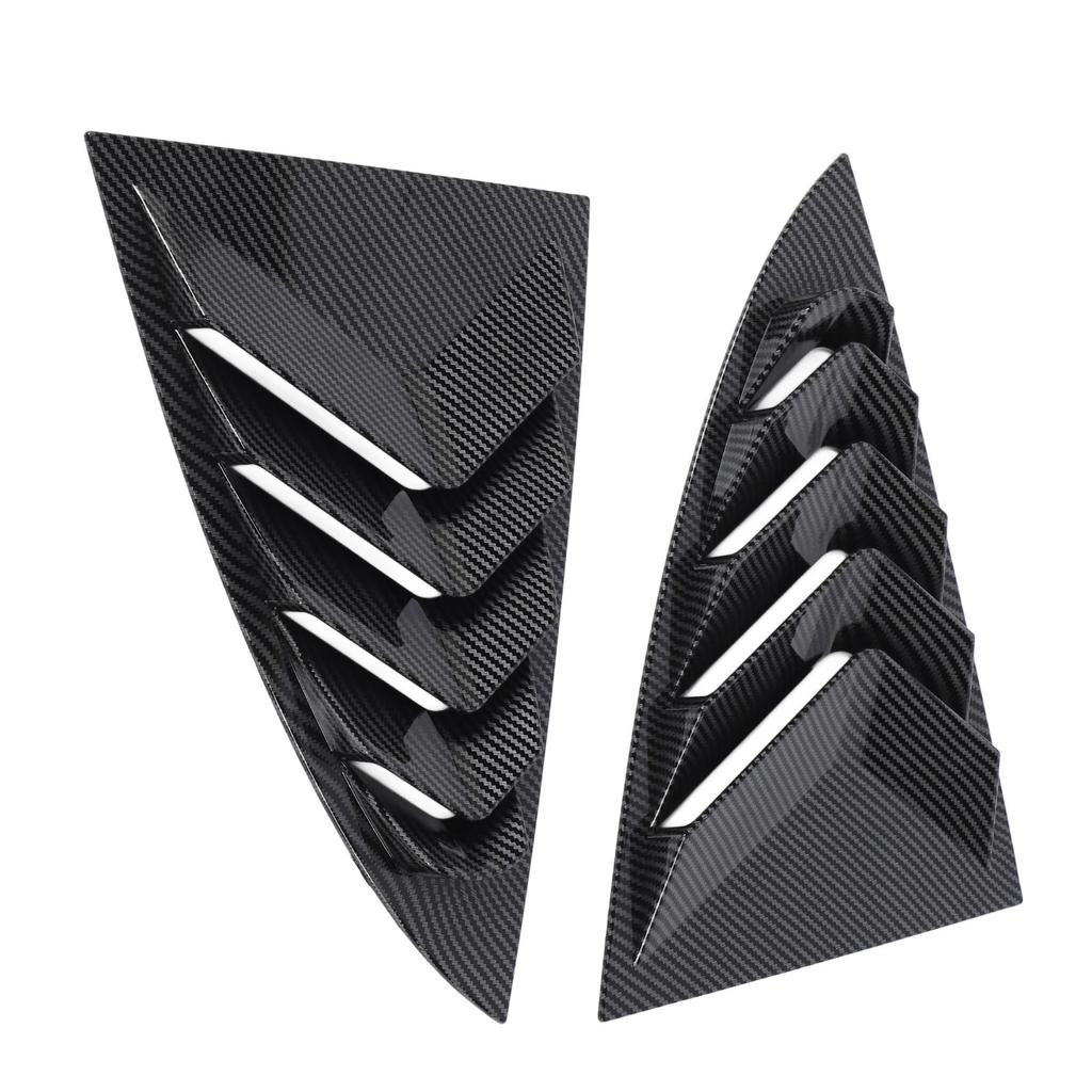 2Pcs Car Rear Window Shutter Cover Trim Stylish Look Window Louver Side Vent Trim Replacement for     2023 and Later
