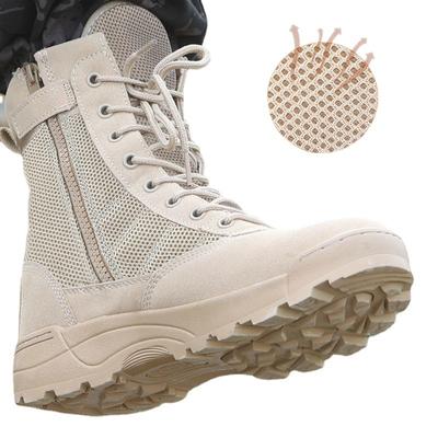 Military Boots for Men Combat Boots Mesh Breathable Army Training Shoes Outdoor Commando Hiking Boots Desert Boots