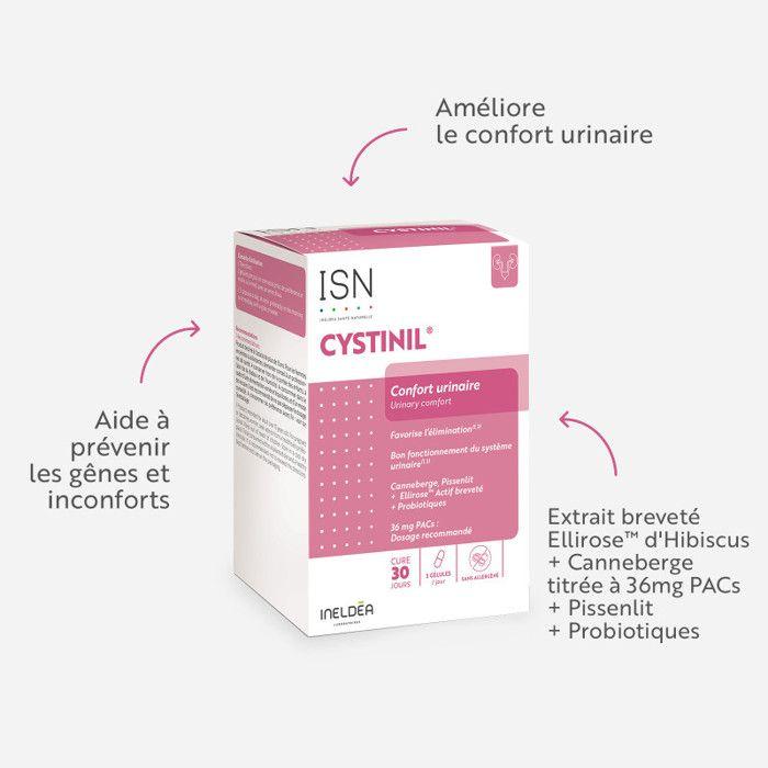 Ineldea Cystinil Confort Urinaire & Élimination 90 Gélules