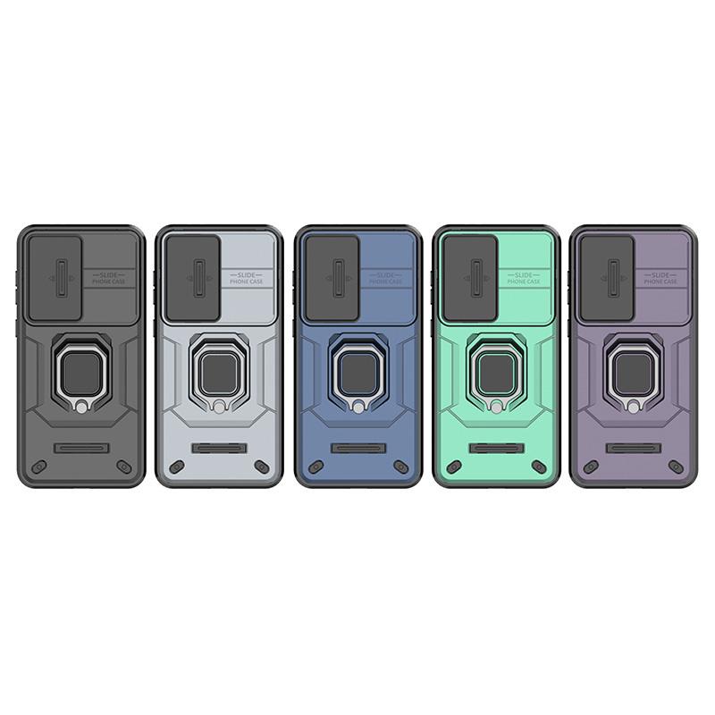 For Samsung Galaxy A36 Case Slide Window Cover Samsung Galaxy A36 A56 A16 A26 Coque Funda Battle Ring Holder Case For Galaxy A36