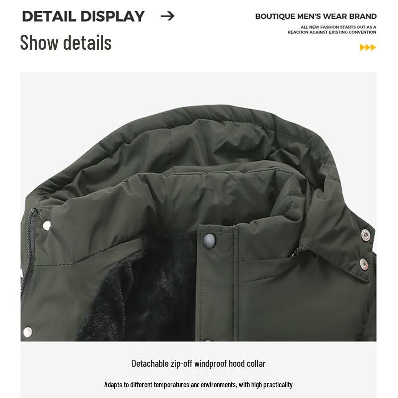 TUCANO Men's Mid-Length Quilted Winter Jacket