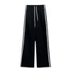 Loose and Thin, Drape Wide-leg Pants, Spring and Autumn New Drawstring Two-wear Sweatpants