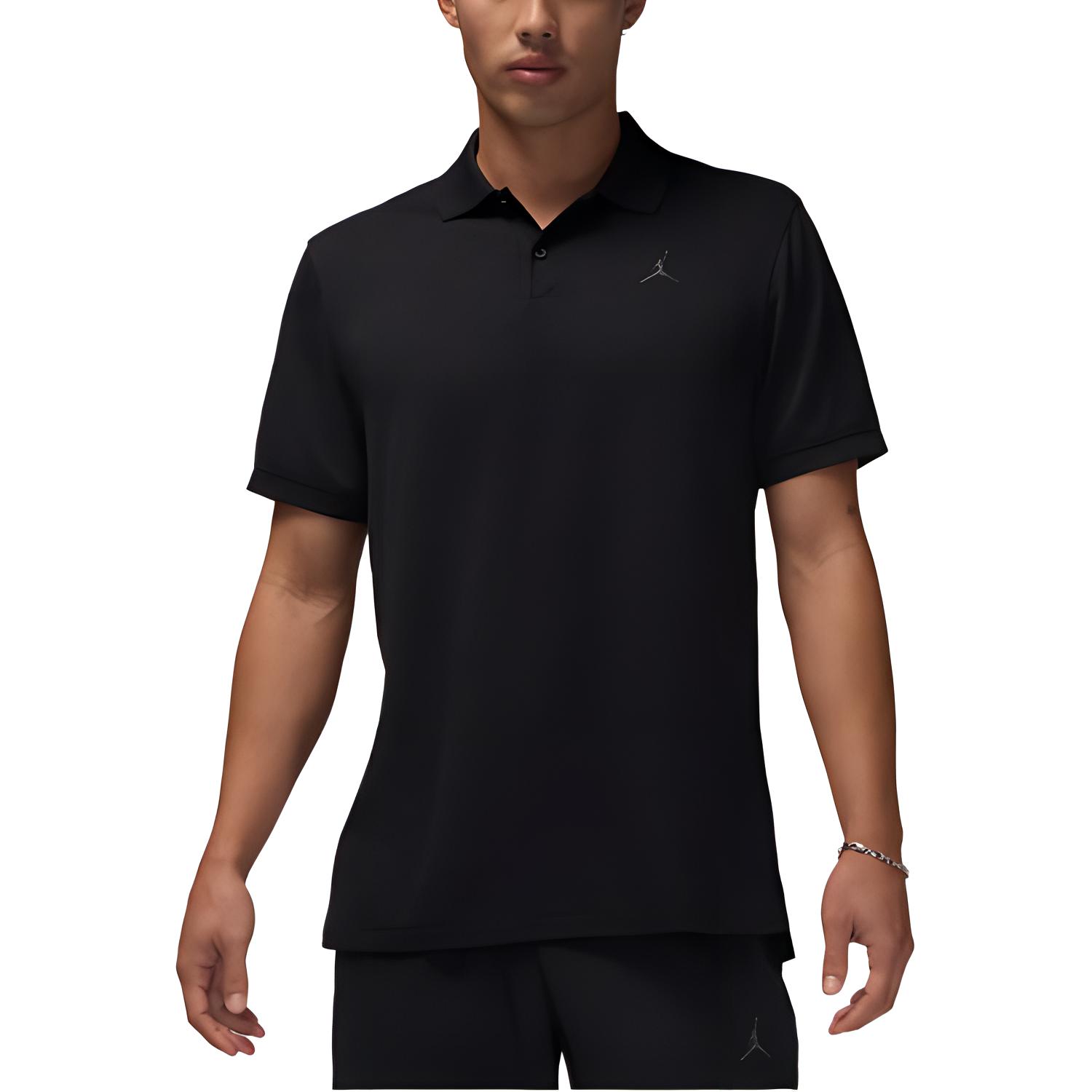 Jordan Polo Shirts Men s Black Polo Collar Moderate Other HV6585-010 KR L / US M
