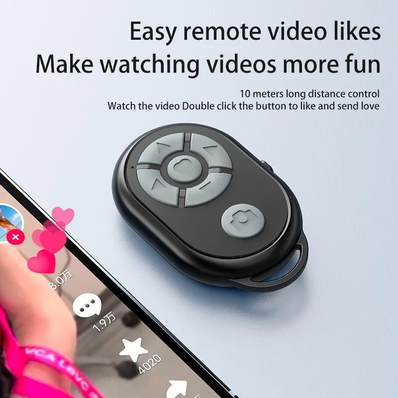 Bluetooth-Fernbedienung für iPhone Xiaomi IOS Android-Handy Universelle Fernbedienung Selfie-Stick Bluetooth-Kamera-Controller