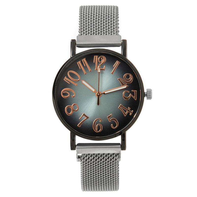 Digital Fashion Student Ladies Watch Women's Watch Magnet Strap Quartz Watch