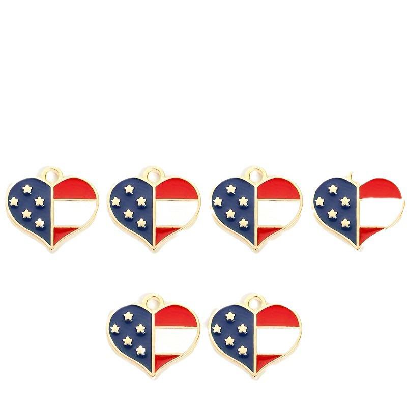 

Набор украшений с национальным флагом: Подвеска, Браслет, Серьги - Аксессуары из сплава