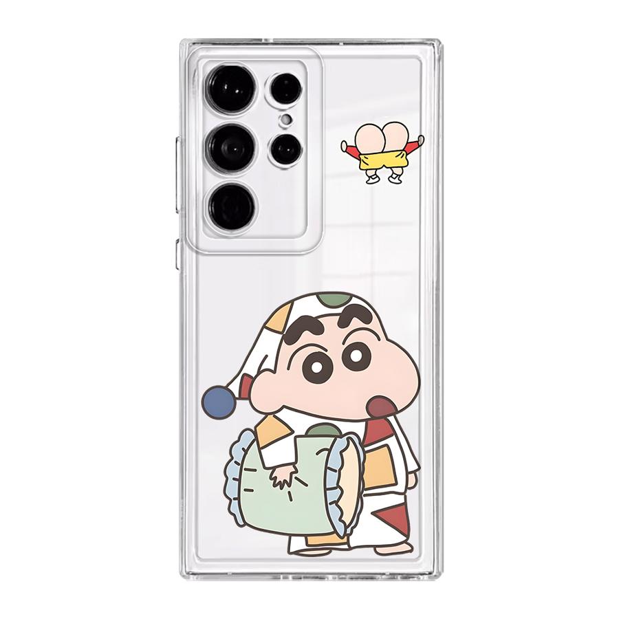 

Phone Cover Case for Samsung Galaxy S26 S22 FE S20 Plus S24 S23 Ultra S21 Note 20 Ultra 10 S25 Edge Crayon Shin Chan Galaxy Note10+