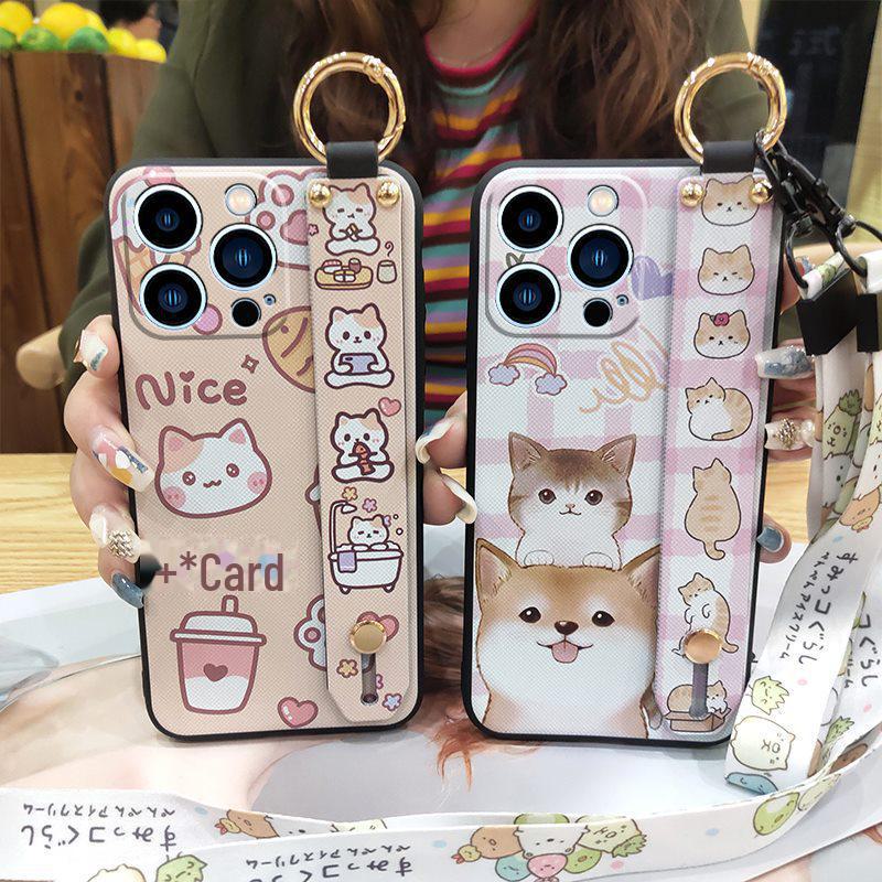 Iphone, OPPO, Xiaomi, Vivo, Huawei, Samsung Trendy Handy & Niedliche Armbandhülle