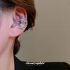 Zircon simple star no ear piercings earbone clip niche design fashion earclip earrings light luxury high-end earrings women