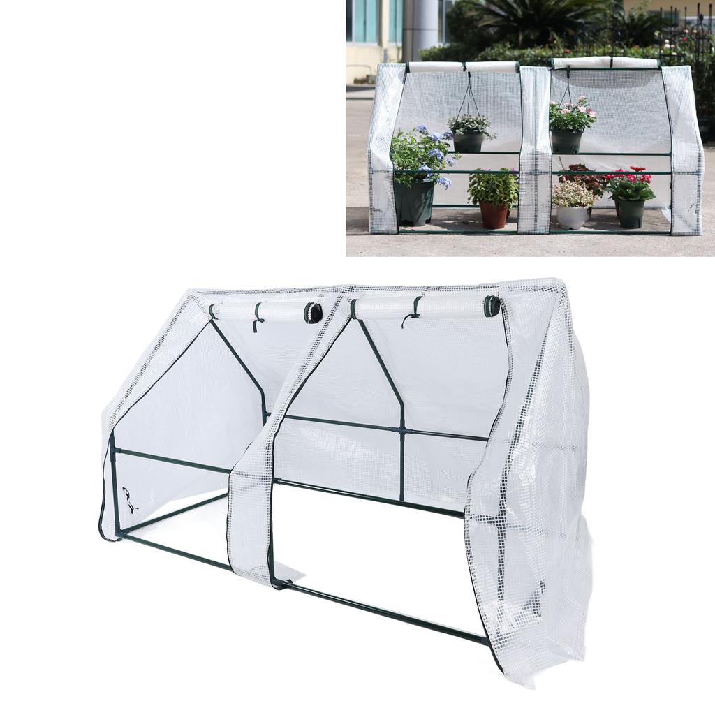 Garden Greenhouse Professional Freeze Proofing Windproof Strong Steel Frame Indoor Greenhouse Tent for Outdoor Garden Home