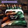 Venezia FC Football 3 Piece Bedding Set Soft Duvet Cover Set with Pillowcases Printed Bedroom Decor Set for Home