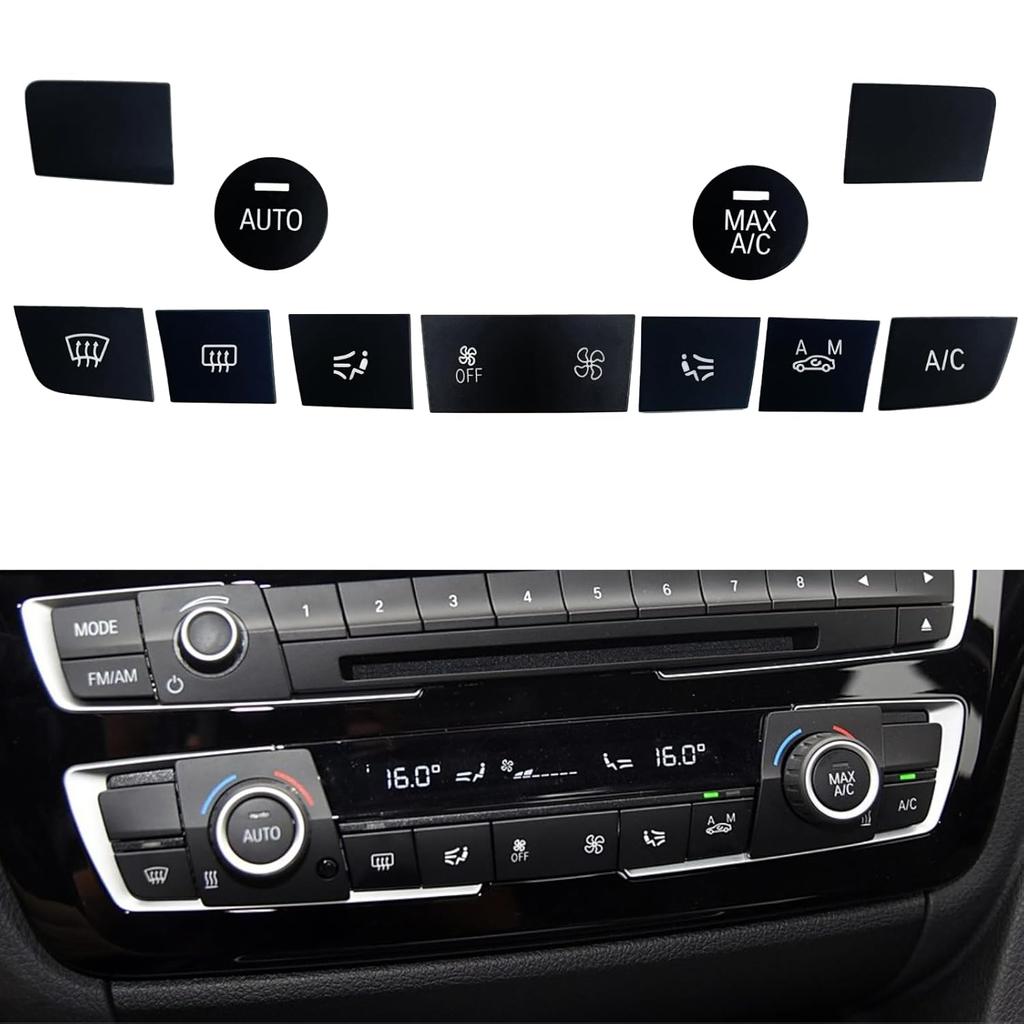 for BMW F30 A/C Climate Control Panel Fan Speed Button Replacement,Heater Climate Switch Button for BMW 1 Series F20/F21,2 Series F22/F23,3 Series