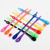 12Pcs Silicone Shoelaces for Shoes No Tie Shoe Laces Elastic Laces Sneakers Kids Adult Rubber Shoelace One Size Fits All Shoes