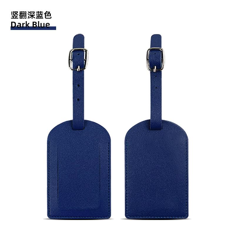 Thickened PU Luggage Tag Women Men Flight Holiday Travel Accessories Suitcase Tags Name ID Address Lable Bag Tags for Luggage