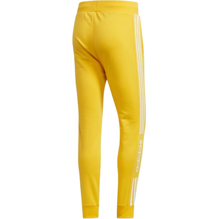 Adidas Neo M Ce 3S Tp Mens Training Series Tapered Fashion Casual Knitted Sports Pants Men Pants Yellow GD1639