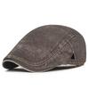 Washed and Aged Forward Hats Fashionable and Versatile for Both Men and Women British-style Baseball Caps Simple and Retro Berets