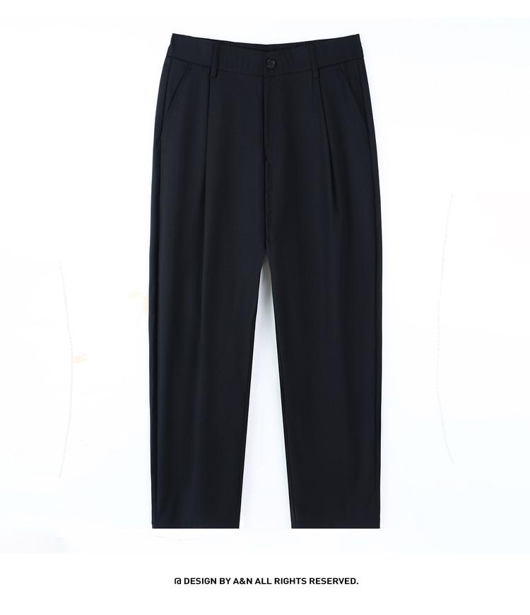 [Retro Money Style] Spring and Summer Lightweight Silky Breathable Flowing Men's Casual Pants
