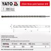 YATO Impact Hammer Drill Bit 12-25mm for Concrete and Cement Walls