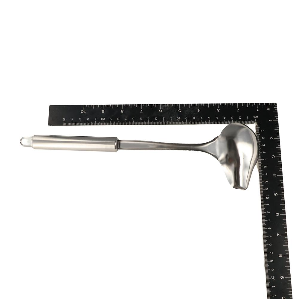 Creative Soup Sauce Spoon Stainless Steel Tableware Scoop Easy To Clean Oil Spoons  Soup