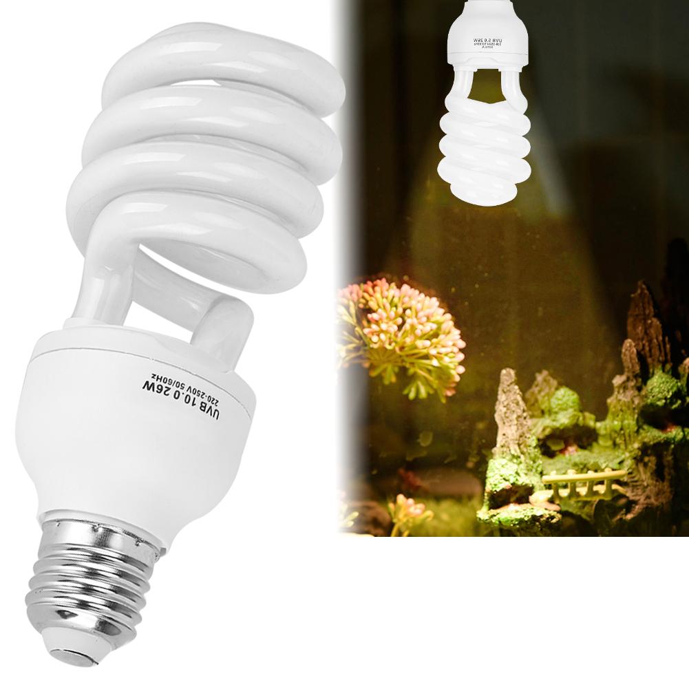 26W Energeticky úsporná žárovka Plaz UVb Ještěr Sukulentní rostliny Ultrafialová lampa slunečního světla10.0 (Vhodné pro pouštní typ)