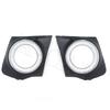 Pair front fog light frame covers For Mitsubishi L200 Triton MQ MR 2015-2018