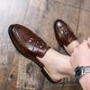 New Summer Men's Shoes Comfortable Slip On Half Shoes for Men Loafers High Quality Leather Casual Designer Shoes Mules Moccasins