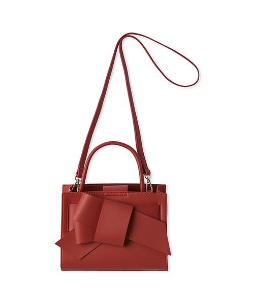 FRAY Ruel Ribbon Middle Bag FWGB259301 Red I.D. Women's