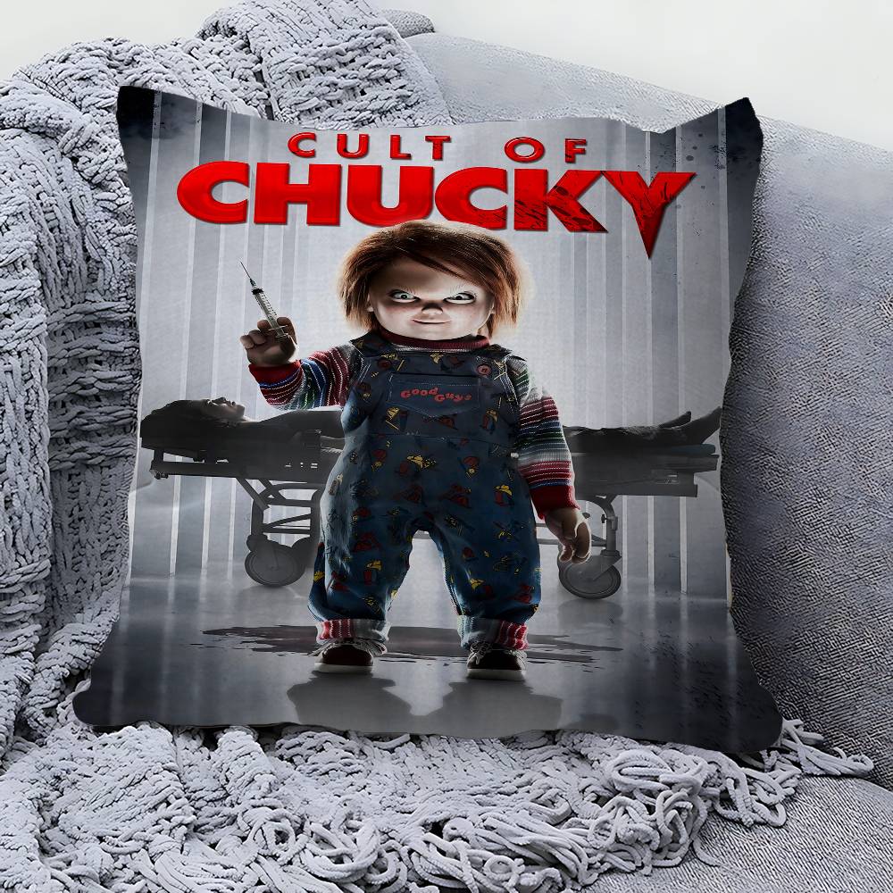 

Classic C-ChuckyS Horror Movie Pillow Gifts Home Office Furnishings Bedroom Sofa Car Cushion Cover Case 45x45cm 30cmx30cm