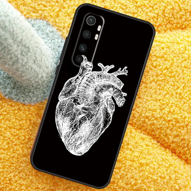 Human Heart Anatomy Case For Xiaomi 13T 14T 15T 14 15 Ultra 17 Pro Max Cover For POCO F8 F7 X7 Pro F5 F6 X5 X6