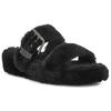 UGG Fuzz Yeah Black Sandals Women's 1104662-BLK