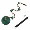 Kids Outdoor Play Equipment | Fitness Swing Set Climbing Rope+Platforms+Disc Seat Garden Toy & Playground Accessories Active Fun