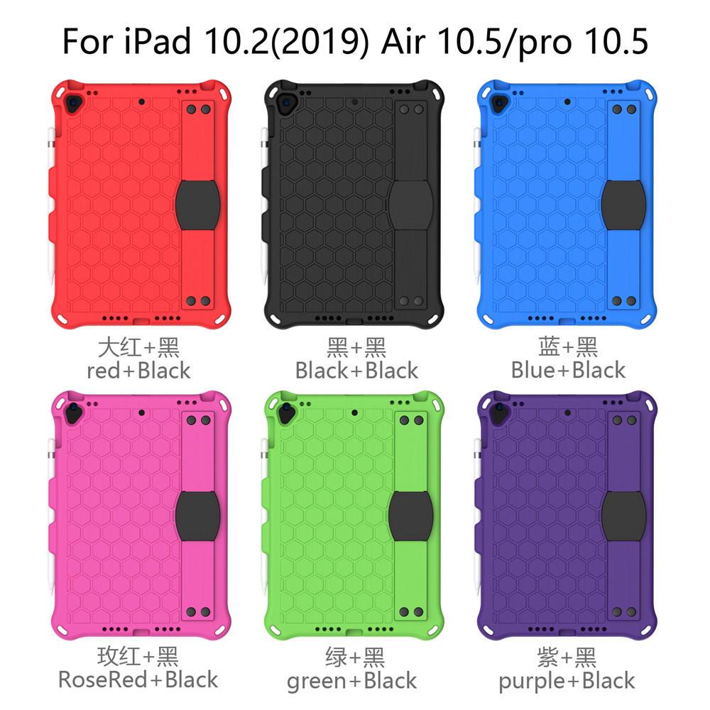 2025 iPad 11 honeycomb protective case, iPad 9.7 tablet case, 10.2 protective case with strap